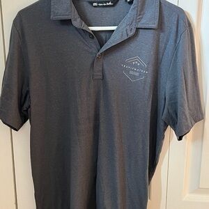 Travis Mathew Men's Charcoal Polo Shirt